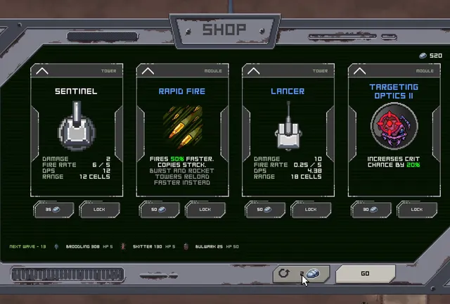 Shop between waves